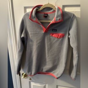 Gently used Patagonia girls pullover vest, XL